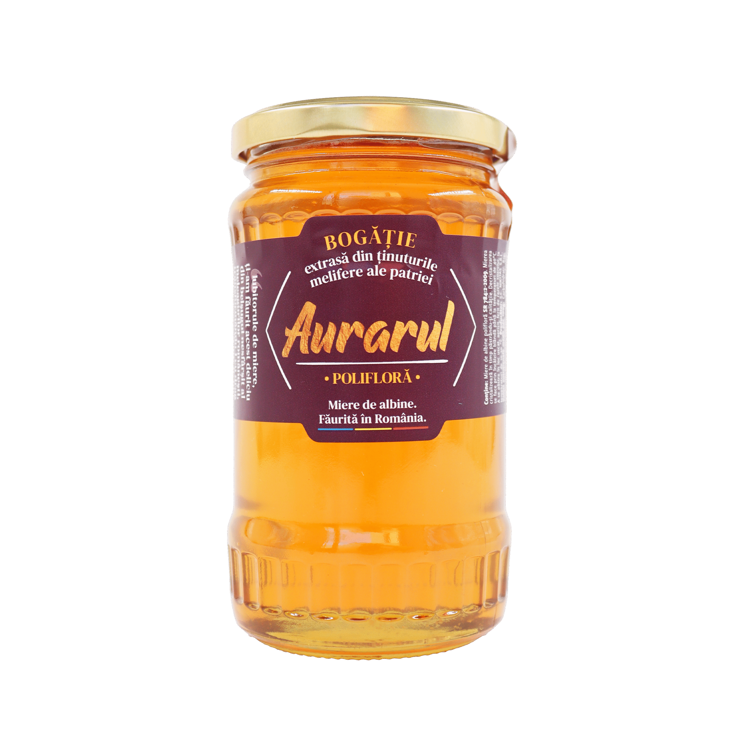 Miere de albine Polifloră la borcan – 500g